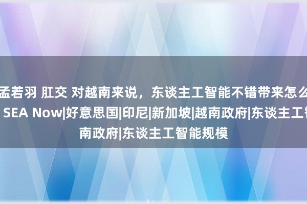 孟若羽 肛交 对越南来说，东谈主工智能不错带来怎么的改动｜SEA Now|好意思国|印尼|新加坡|越南政府|东谈主工智能规模